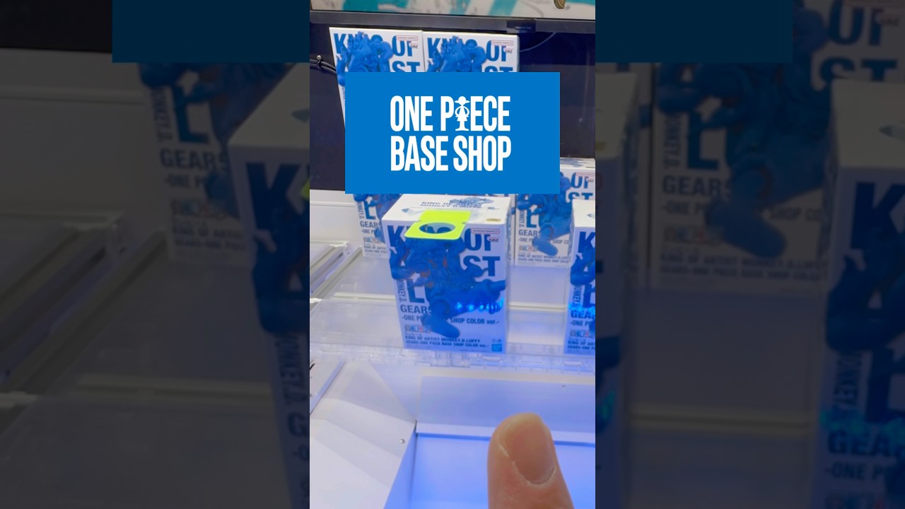 We've conquered the crane game area at the ONE PIECE base shop