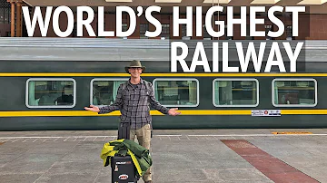 We Rode the Worlds Highest Railway | Tibet Train Ride from Beijing to Lhasa