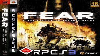 F E A R  PlayStation 3 4K