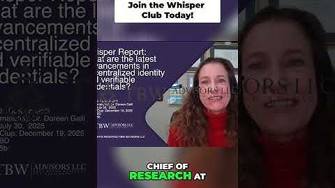 Decentralized Identity: What