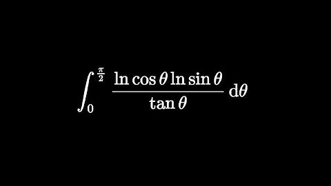 A fantastic log-trig integral