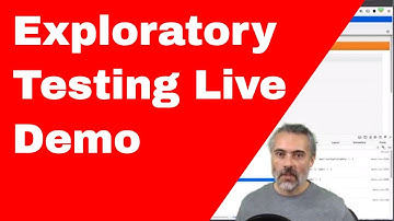 Live Web Exploratory Technical Testing Session Example