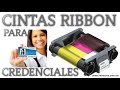 Cintas Ribbon para la impresión de Credenciales Gafetes Tarjetas de PVC Badgy 100