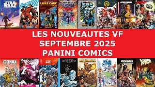 Septembre 2025 Les Nouveautés Vf À Paraître Chez Panini Comics