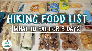 Hiking Food List - What To Eat For 8 Days - Great Ocean Walk