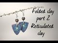 Мастер-класс: Рельефные серьги из полимерной глины FIMO/polymer clay tutorial