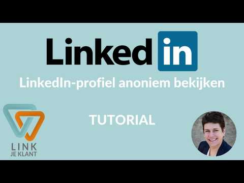 Anoniem LinkedIn account bekijken (20190326)