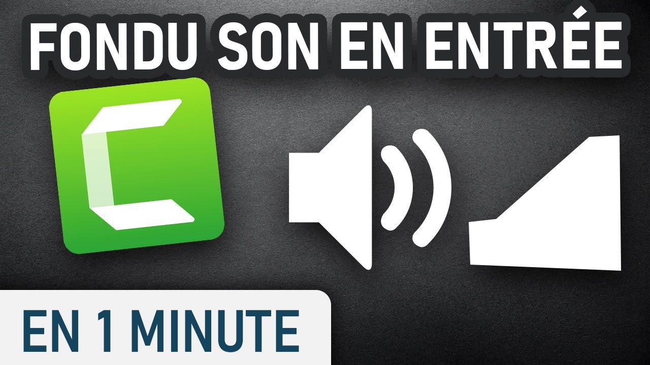 Faire un fondu sur le son en début d'audio sur CAMTASIA - YouTube