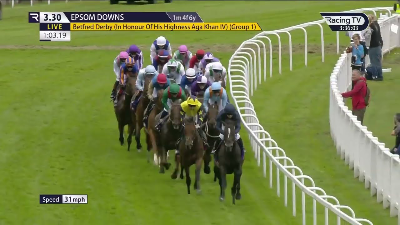 Aidan O'Brien wins the Betfred Derby but it's NOT Ryan Moore riding!