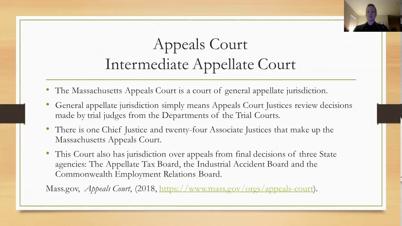 The Massachusetts Judicial System