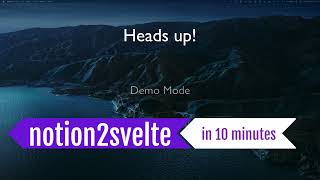 notion2svelte in 10 minutes