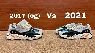 Yeezy 700 “Wave Runner” 2017 vs 2021 Comparison