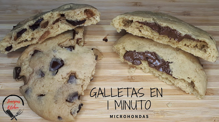 Como Hacer Galletas en 1 Minuto con Microondas