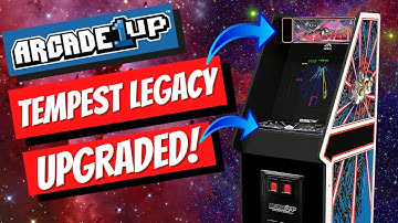 Arcade1Up Tempest Control Panel, Marquee & Topper Mods!