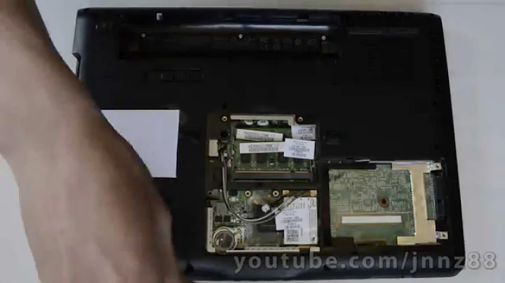 How to take apart and clean HP Pavilion DV6700 / DV6000 pt.1