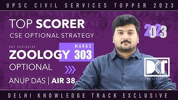 CSE Optional Zoology | By Rank 38 CSE 2022 Anup Das | जूलॉजी ऑप्शनल की स्ट्रेटेजी