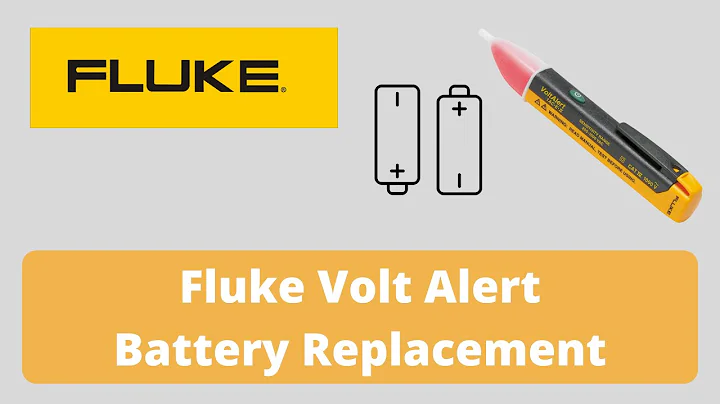 Fluke Volt Alert (1AC-A1-II) Battery Replacement - 60 Seconds or Less - Simple, Easy, Fast