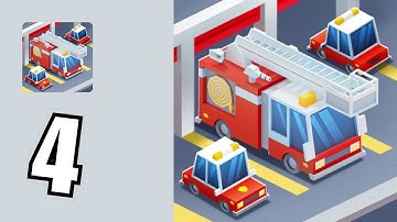 Idle Firefighter Tycoon - Gameplay Walkthrough Part 4 -  (iOS, Android Gameplay) | LHT Gaming