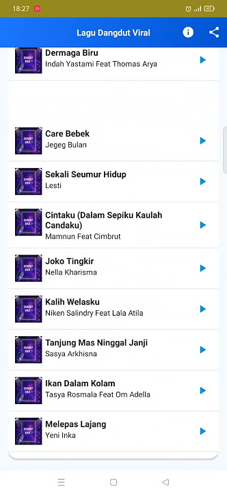 Aplikasi Lagu Dangdut Viral Offline Mp3 Terbaru