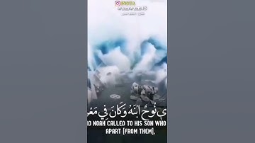 وهي تجري بهم في موج كالجبال  القارئ اسلام صبحي