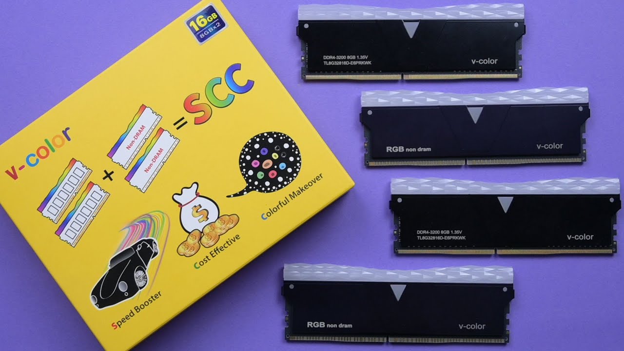 V-Color Prism Pro RGB Kit Review - value for money 3200MHz Memory