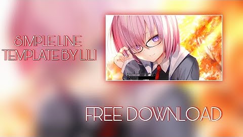 Avee Player Simple line Template by Lili (Free Download)