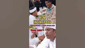 KDM _ nangis | ingin jabar bermartabat & punya harga diri 👍