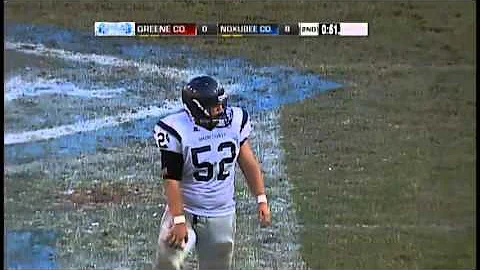 Greene County DT Clifton Roberts comes up with a b...