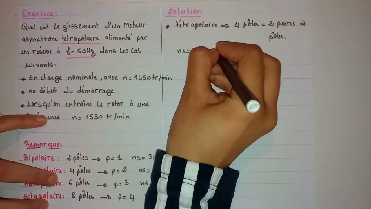 Exercice 1 :Moteur asynchrone triphasé