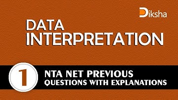 NTA NET - Data Interpretation : Previous Questions with Explanations.