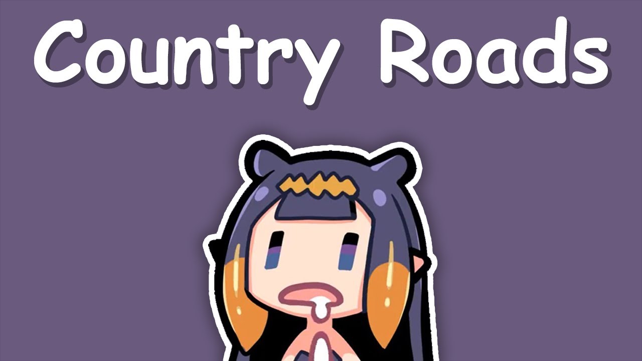 【Hololive Song / Ninomae Ina'nis Sing 唱歌】John Denver - Take Me Home, Country Roads (with Lyrics)