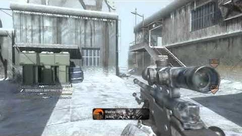 Black Ops Gameplay: Tomahawk/Quick Scope kill