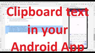 How to get the clipboard text (copied data) programmatically in your Android App? screenshot 1