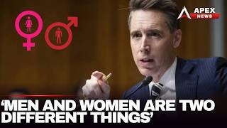 ‘Men Shouldn't Be Playing Women's Sports’ Josh Hawley Unloads on Gender Care for Minors | US Senate