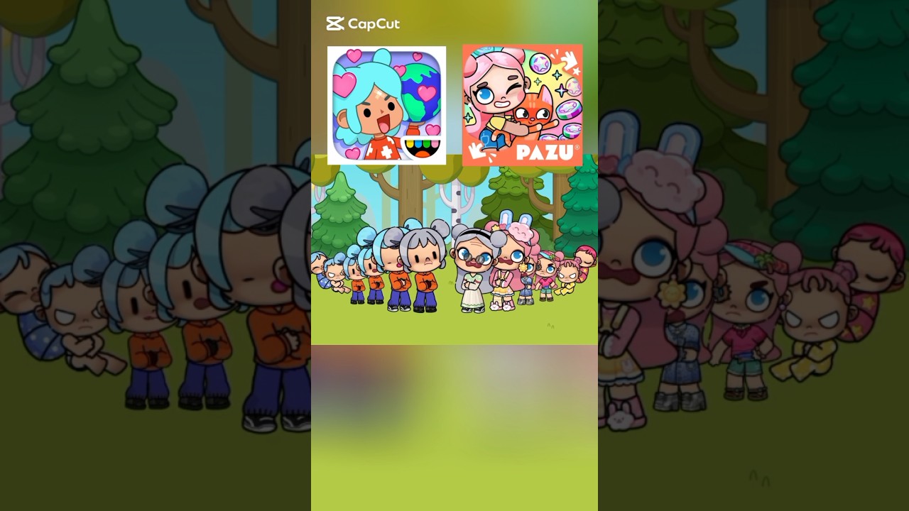 The Avatar World family and the Toca family 
