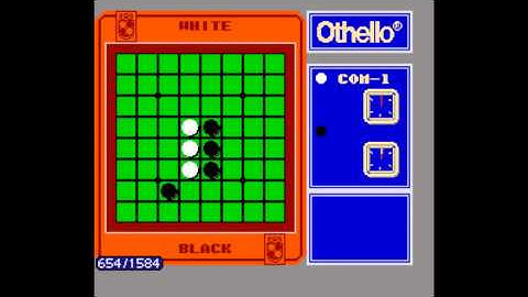 Othello (NES, US, 1988) TAS in 00:26.36