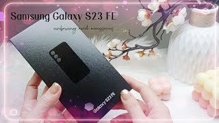 Samsung Galaxy S23 FE unboxing and accessories | 1st time purchase items from Samsung store