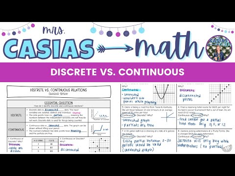 Discrete vs. Continuous