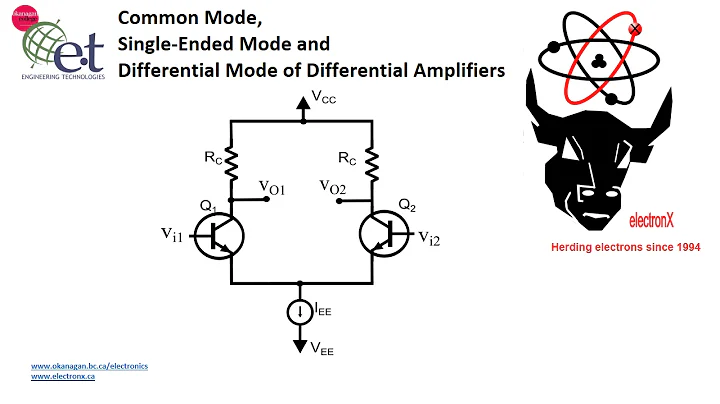 BJT Differential Amplifiers Inputs and Outputs