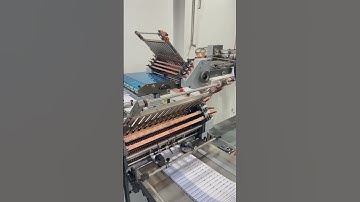 paper Folding machine #packing #guk #mbo #paperfoldingmachine #foldingmachine #pharmaceutical