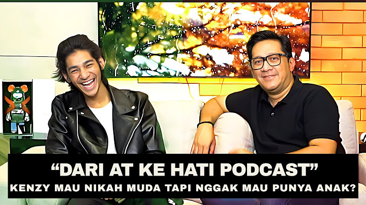 KENZY MAU NIKAH MUDA TAPI NGGAK MAU PUNYA ANAK?