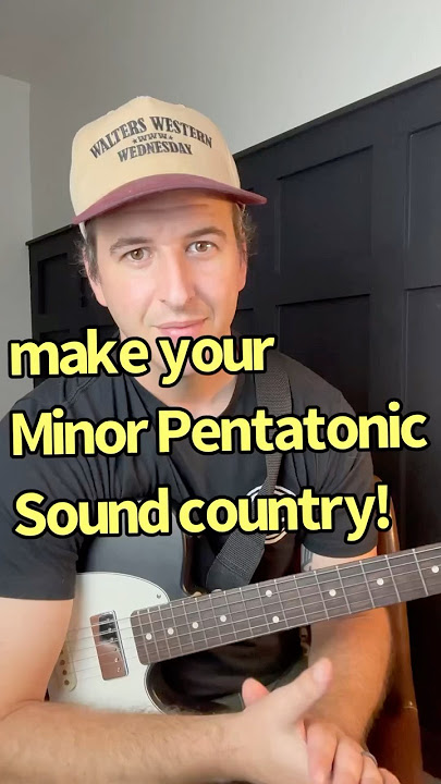 Country Guitar Hack: how to make your minor pentatonic scale sound country