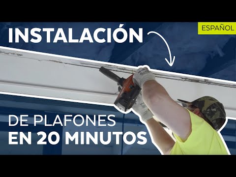Video: ¿Cómo se instala un plafón de aluminio en un hastial?