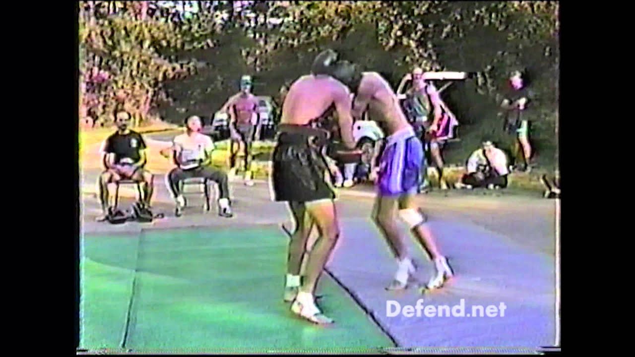 Round 1 of Tim Mousel's 1990 Muay Thai Instructor Test - YouTube