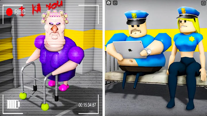 GRUMPY GRAN CAUGHT ON CAMERA in BARRY'S PRISON RUN! Roblox Walkthrough FULL GAMEPLAY #scaryobby