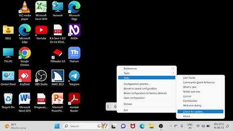 How To Update nvda screen reader #accessibility #computer