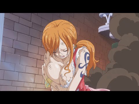 Nami Has Her Clothes Burned When Escaping From Prison | One Piece