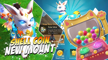 Gacha Wish Pool (Shell Coin), with New Mount: Polar Mink | Utopia Origin