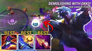 THIS EKKO BUILD IS TOO STRONG THIS PATCH! (GOD-TIER) - 2026 Ekko TOP Gameplay Guide