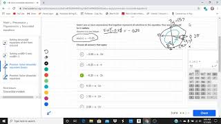 Reviewing Khan Academy's "Solve Sinusoidal Equations (Basic)" Assignment, Example 1